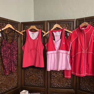 Adidas/Lole 4-piece bundle Tank Jacket Tankini Top